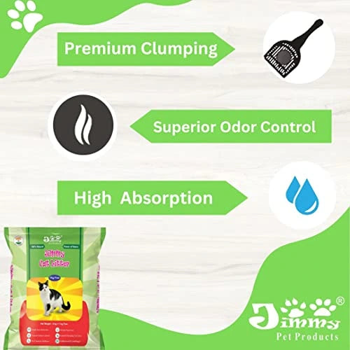 JiMMy Pet Products Cat Litter Standard Granules Unscented 30 Kg
