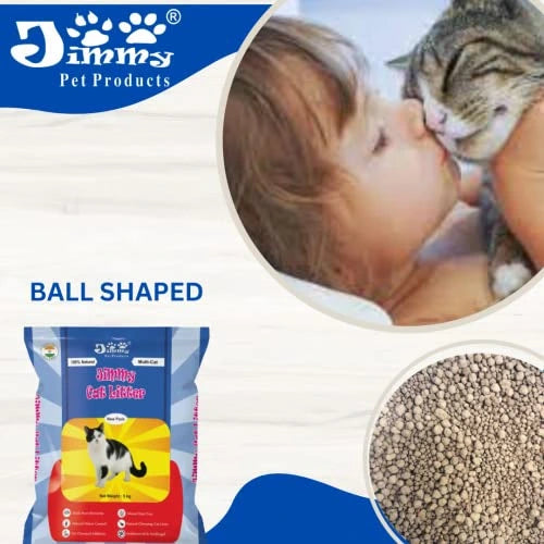 JiMMy Cat Litter Ball Shaped Lavender Fragrance jimmypetproducts