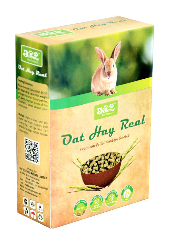 JiMMy Pet Products Oat Hay Real High Fiber Pellet Rabbit Food