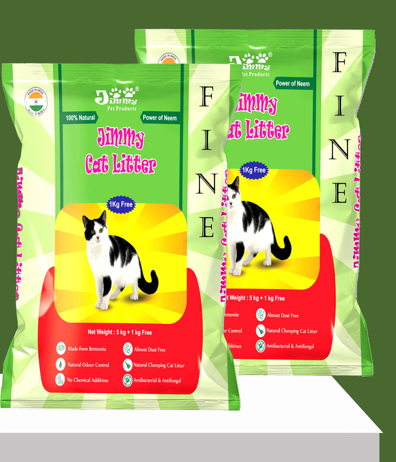 JiMMy Pet Products Cat Litter Fine Granules Jasmine fragrance 12 Kg