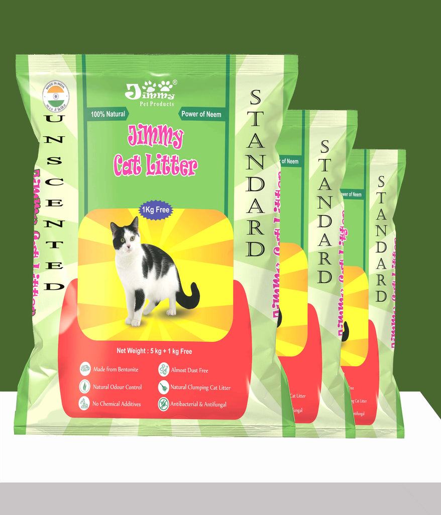 JiMMy Pet Products Cat Litter Standard Granules Unscented 18 kg
