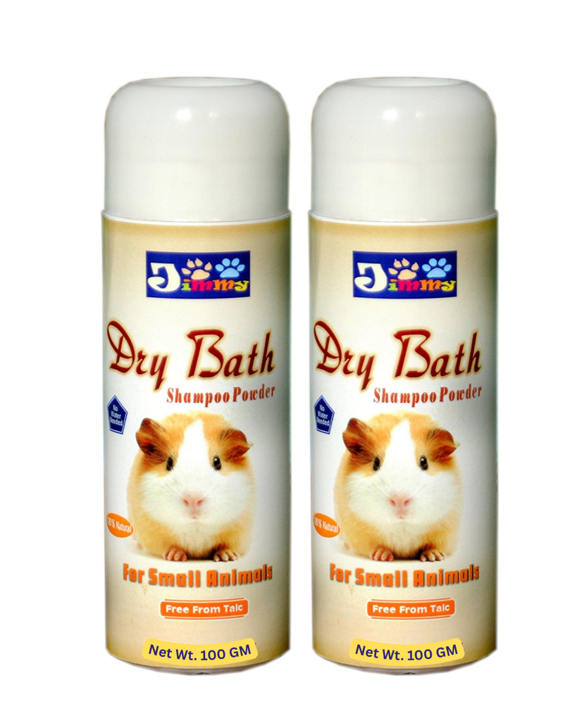 Jimmy Dry bath Shampoo Powder for Small Animal No Water Needed 200gm