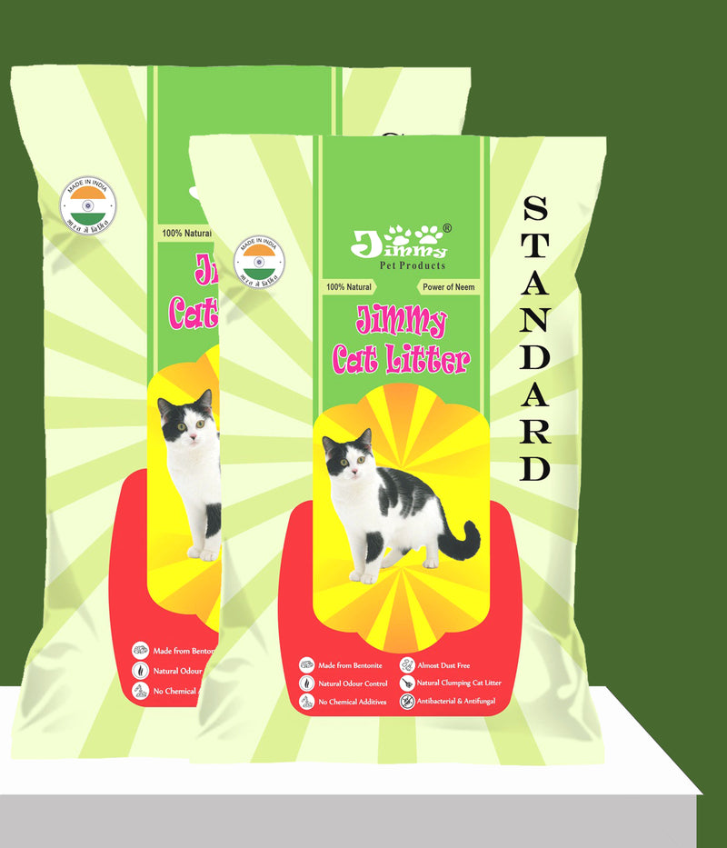 JiMMy Pet Products Cat Litter Standard Granules Jasmine Fragrance (25Kg Pack of 2 ) 50 Kg