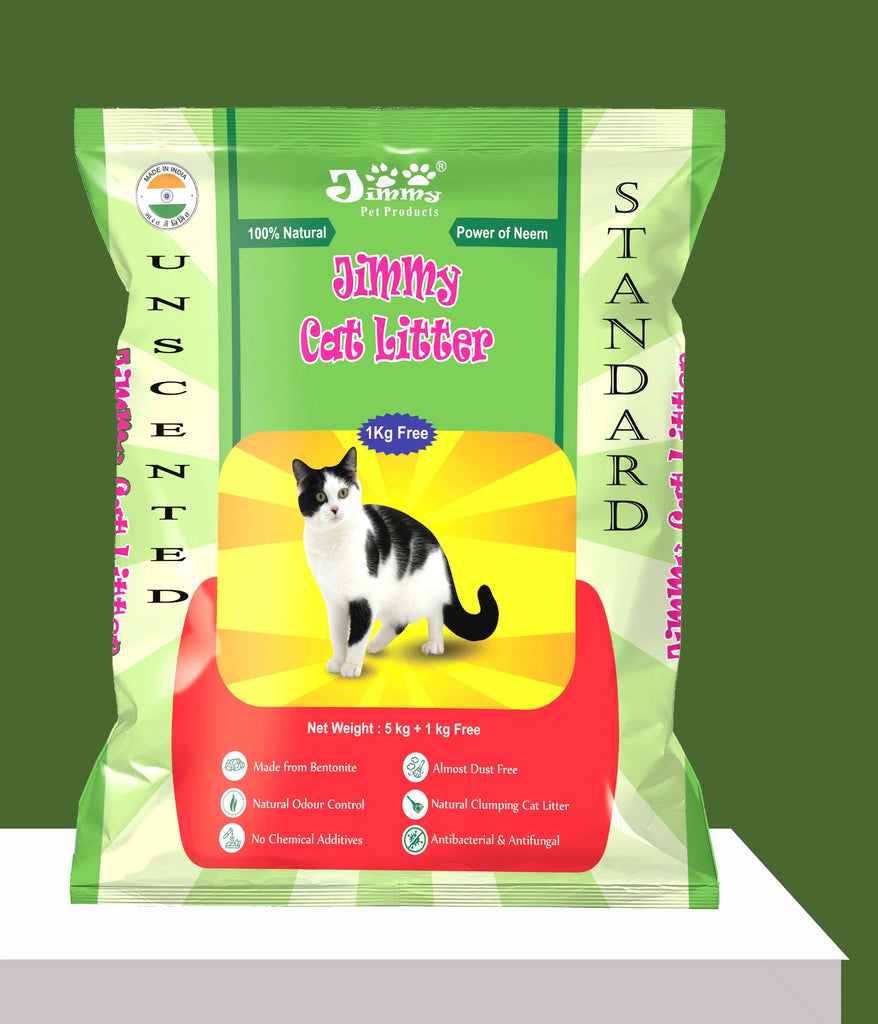 JiMMy Pet Products Cat Litter Standard Granules Unscented 6kg