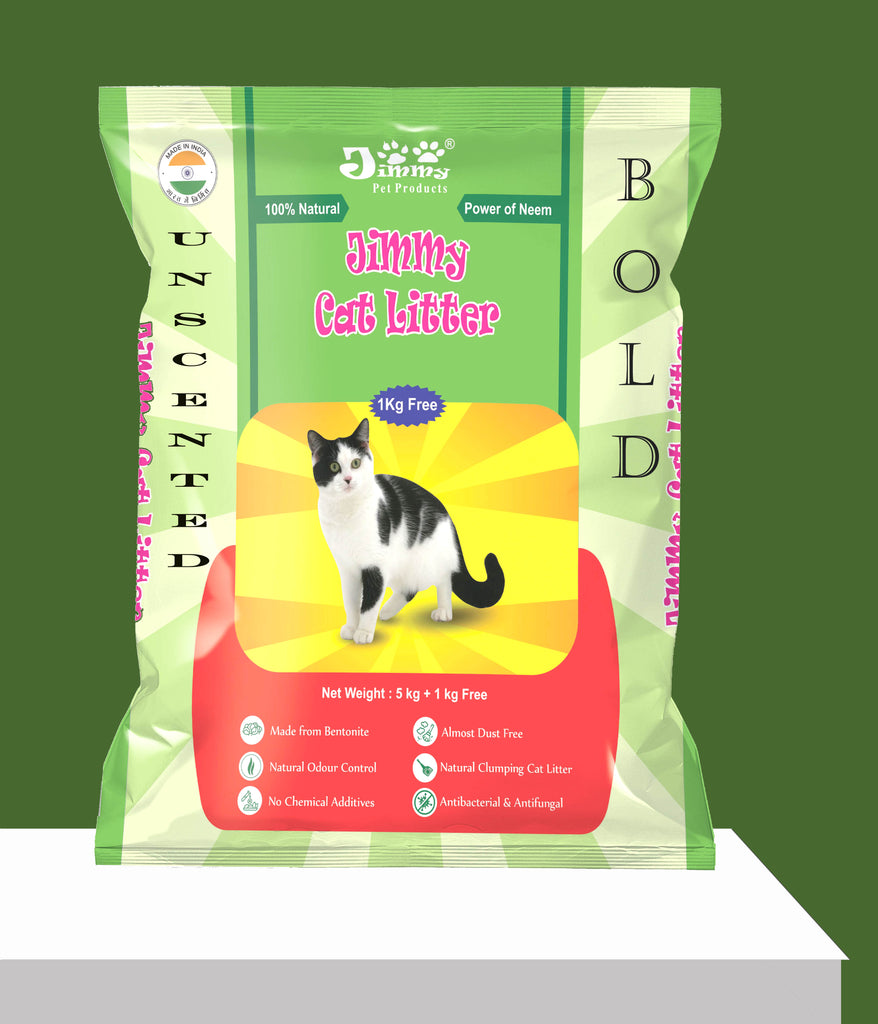 JiMMy Pet Products Cat Litter Bold Granules Unscented 6 Kg