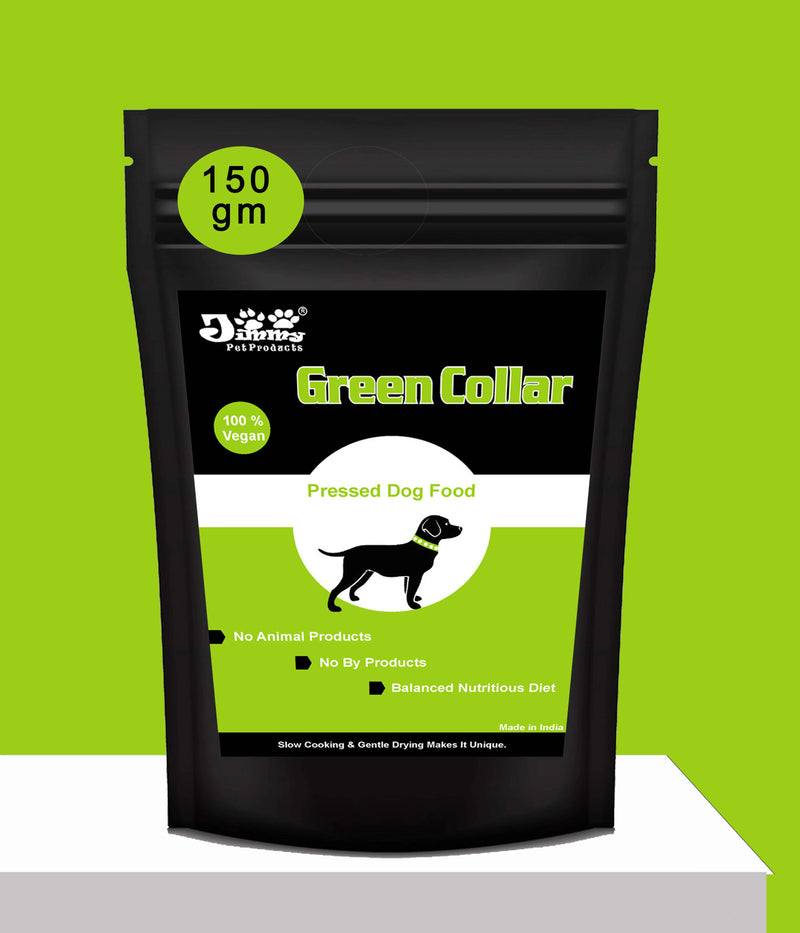 JiMMy Green Collar Vegan & Vegetarian Dog Food (150Gm)