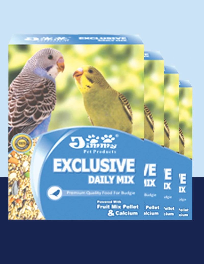 JiMMy Pet Products Budgie Food Exclusive Daily Mix Bird Food for Budgies 1800GM