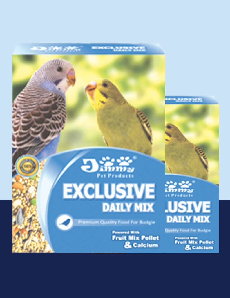 JiMMy Pet Products Budgie Food Exclusive Daily Mix Bird Food for Budgies 900GM