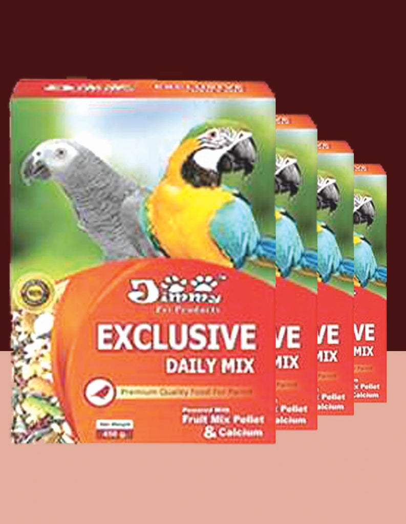 Jimmy Exclusive Daily Mix Food for Parrot 1800gm