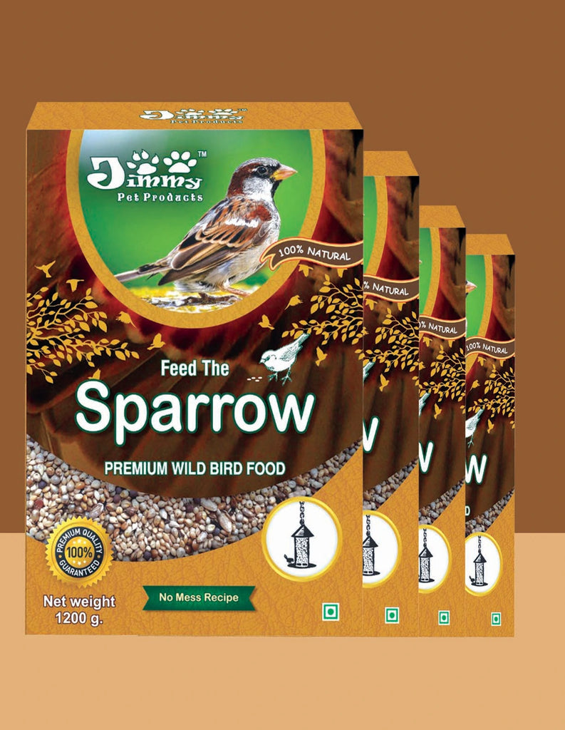 JiMMy Feed The Sparrow Wild Bird Food for Sparrow 4.8 kg