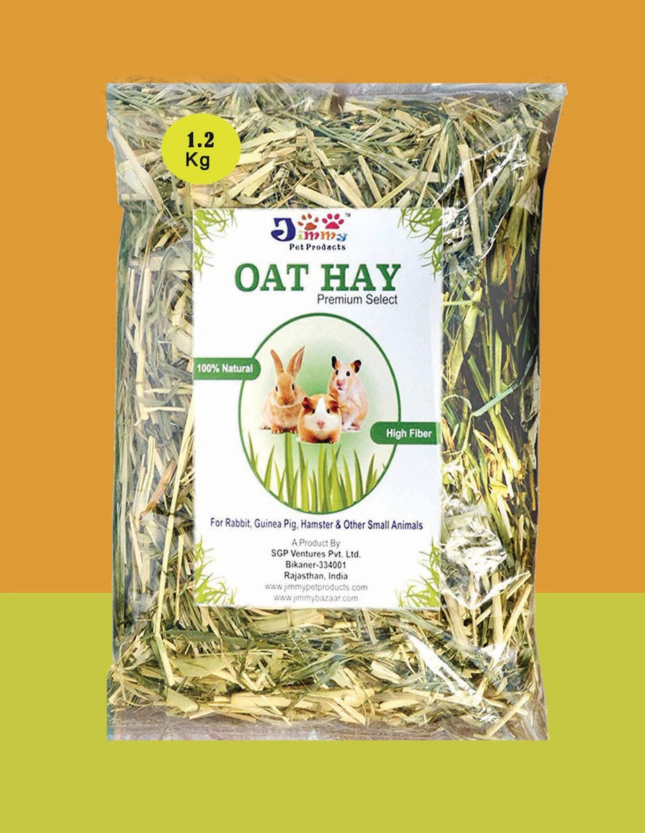 Jimmy Oat Hay Premium Select for Rabbit, Guinea Pig & Hamster (1200gm ...