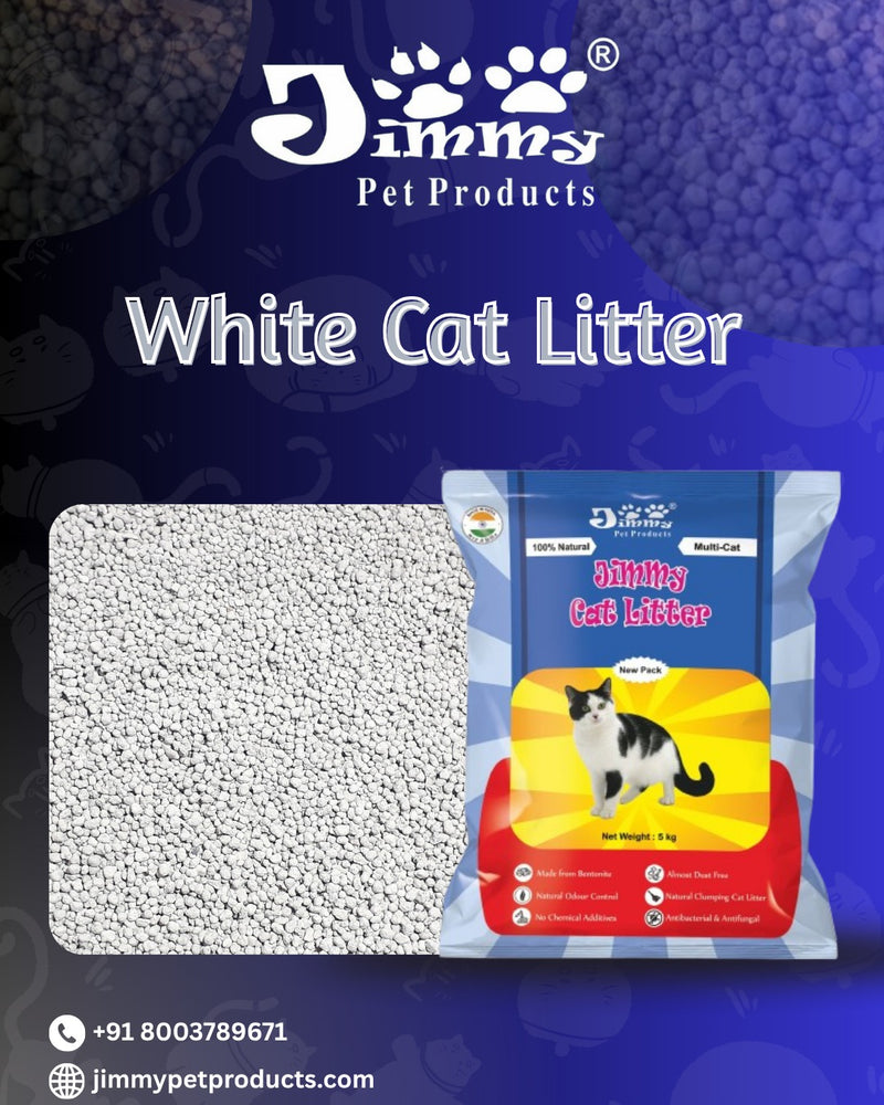 Jimmy Cat Litter White Ball Shaped Lavender Fragrance 5 kg
