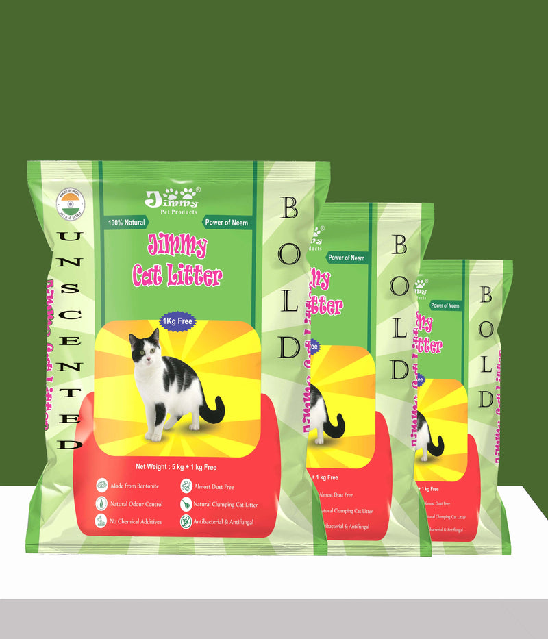 JiMMy Pet Products Cat Litter Bold Granules Unscented 18 kg