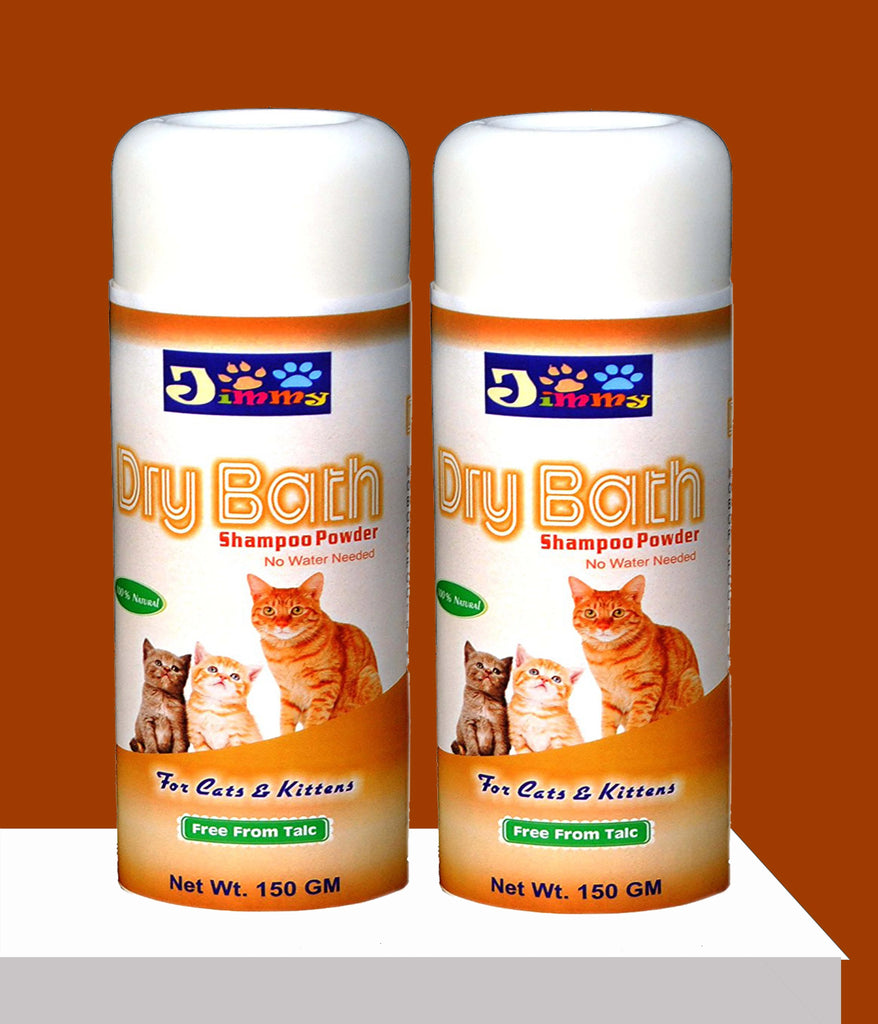 Jimmy Dry Bath Shampoo powder For Cat No Water Needed 300 gm