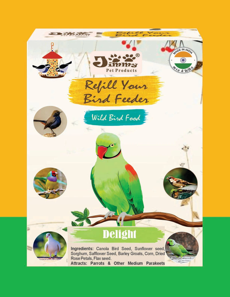 Jimmy Delight Wild Bird Food For Parrot 1.2 kg