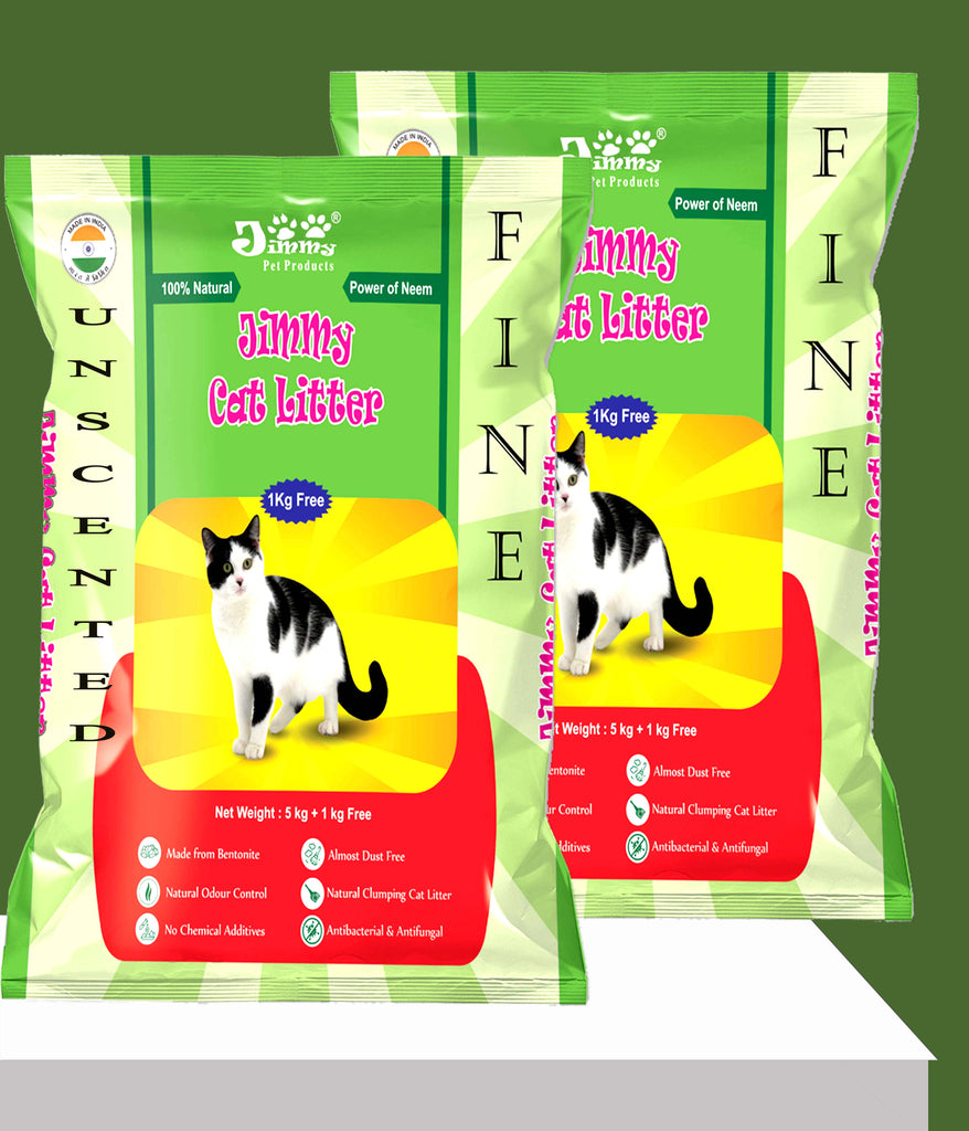 JiMMy Pet Products Cat Litter Fine Granules  Unscented 12 Kg