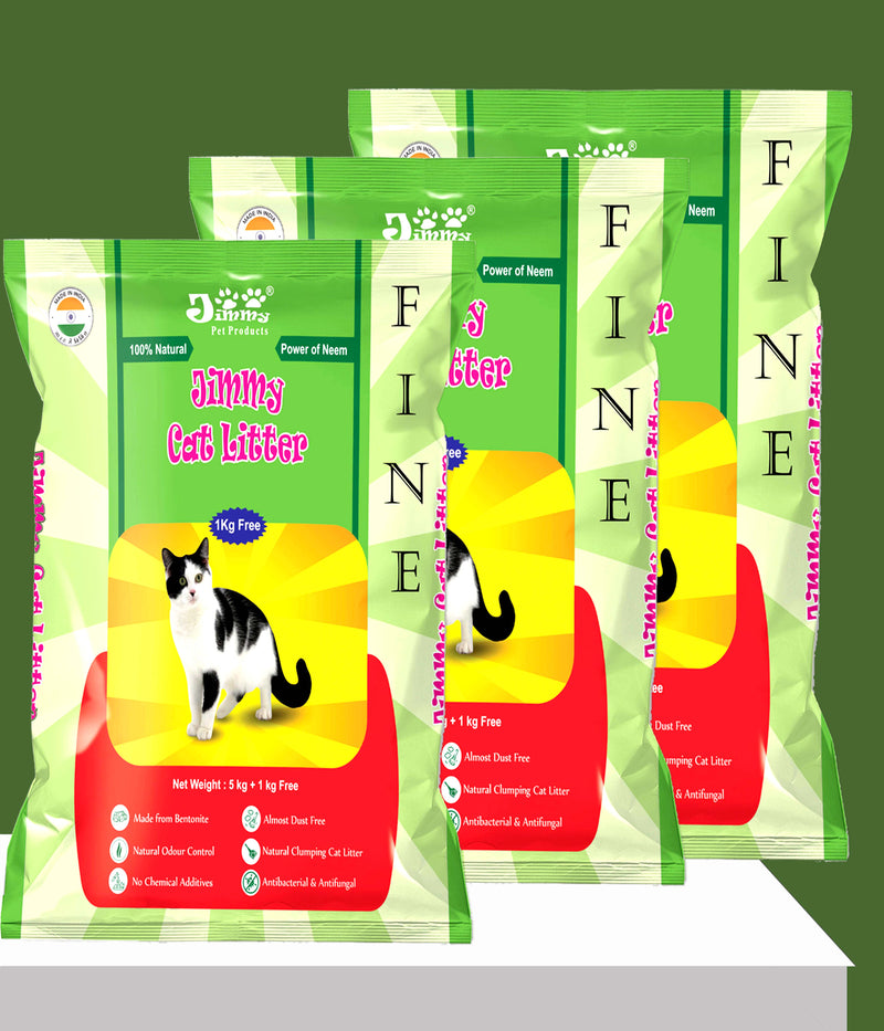 JiMMy Pet Products Cat Litter Fine Granules jasmine Fragrance 18 kg