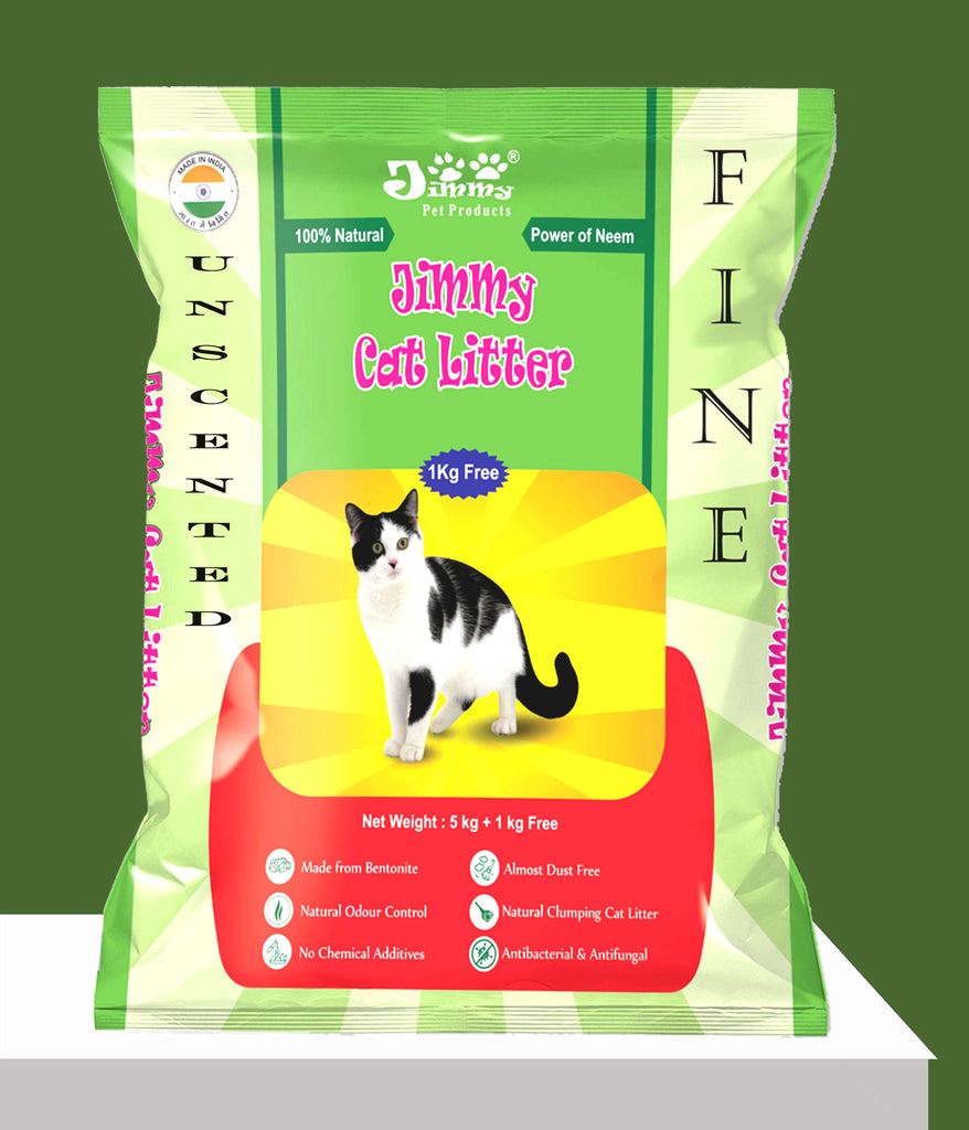 JiMMy Pet Products Cat Litter Fine Granules Unscented 6kg