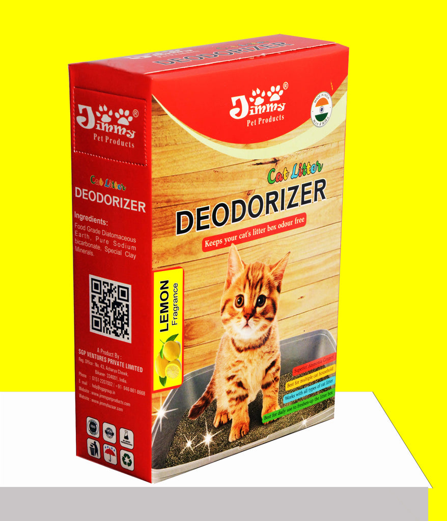 Jimmy Cat Litter Deodorizer Lemon Fragrance 1.2 Kg