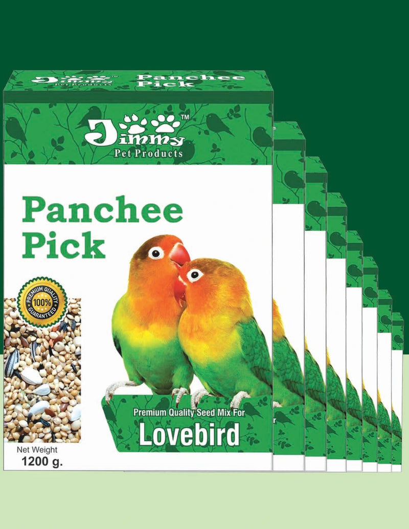 JiMMy Panchee Pick Bird Food for Love Birds Food 9.6kg