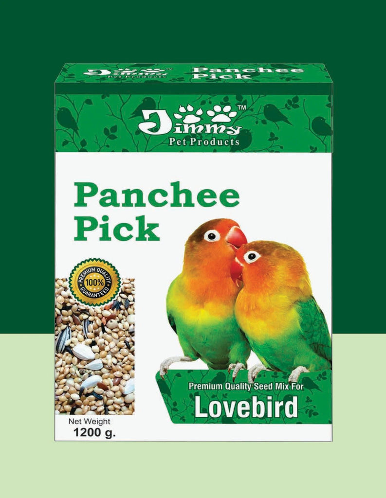 JiMMy Panchee Pick Bird Food for Love Birds Food 1200gm