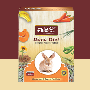 JiMMy Pet Products Dora Diet Food for Rabbit 400gm