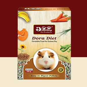 JiMMy Pet Products Dora Diet Food for Guinea Pig 450gm