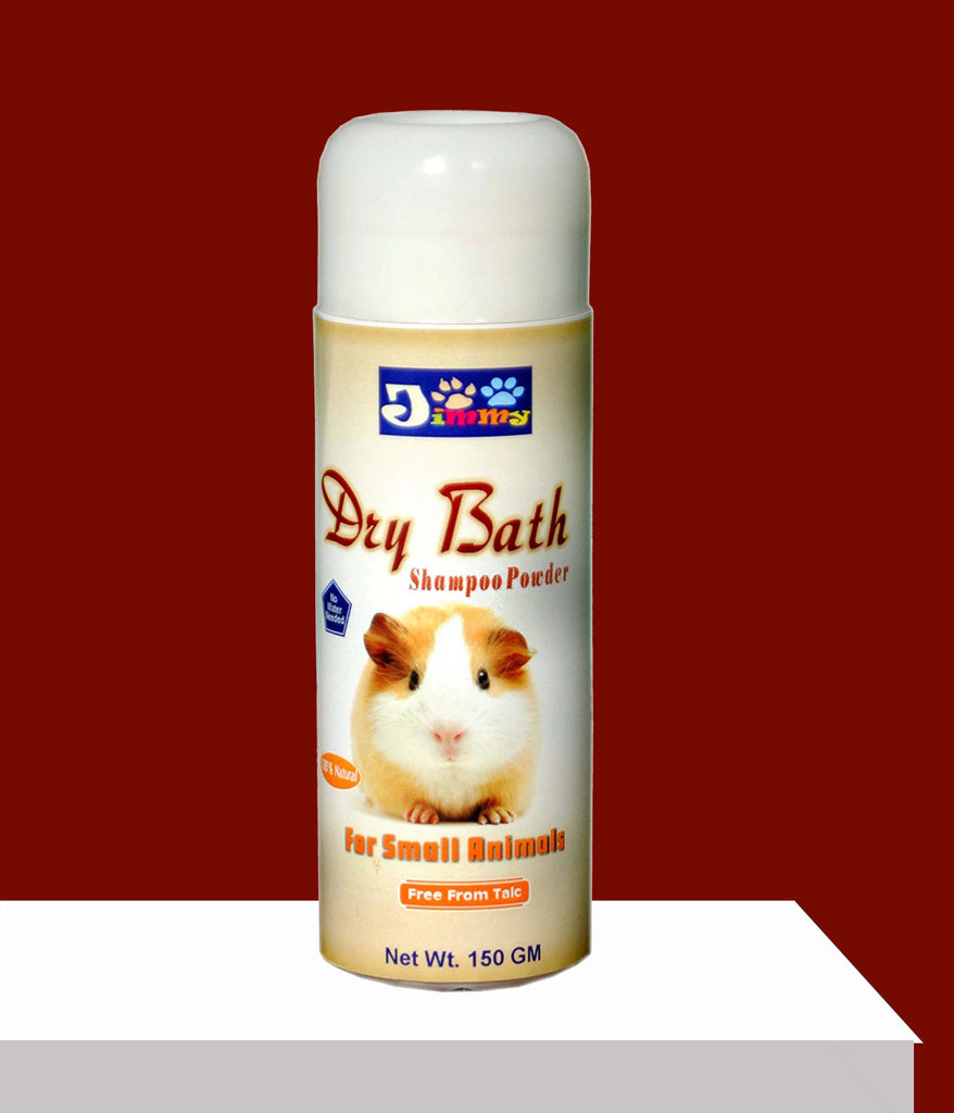 Jimmy Dry bath Shampoo Powder for Small Animal No Water Needed 150gm